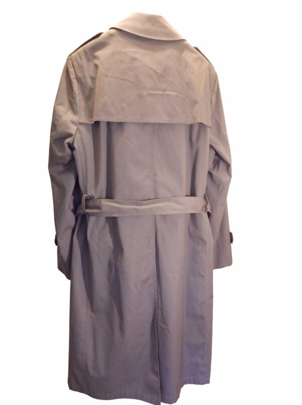 Botany-500-Tan-Trench-Coat-Back-View Men's Botany 500 Tan Trench Coat Back View