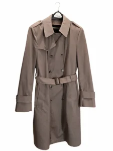 Botany 500 Men's Tan Trench Coat with Fur Liner