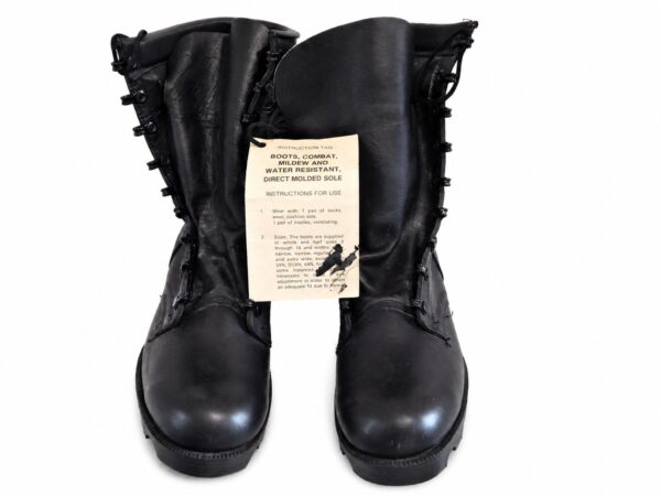 Military Combat Boots with Direct Molded Soles Front View