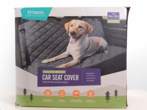 Frisco black car seat cover for pets
