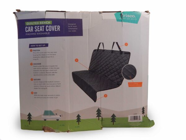 Frisco car seat cover back view